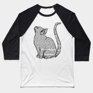 books and cats and books and cats Baseball T-Shirt